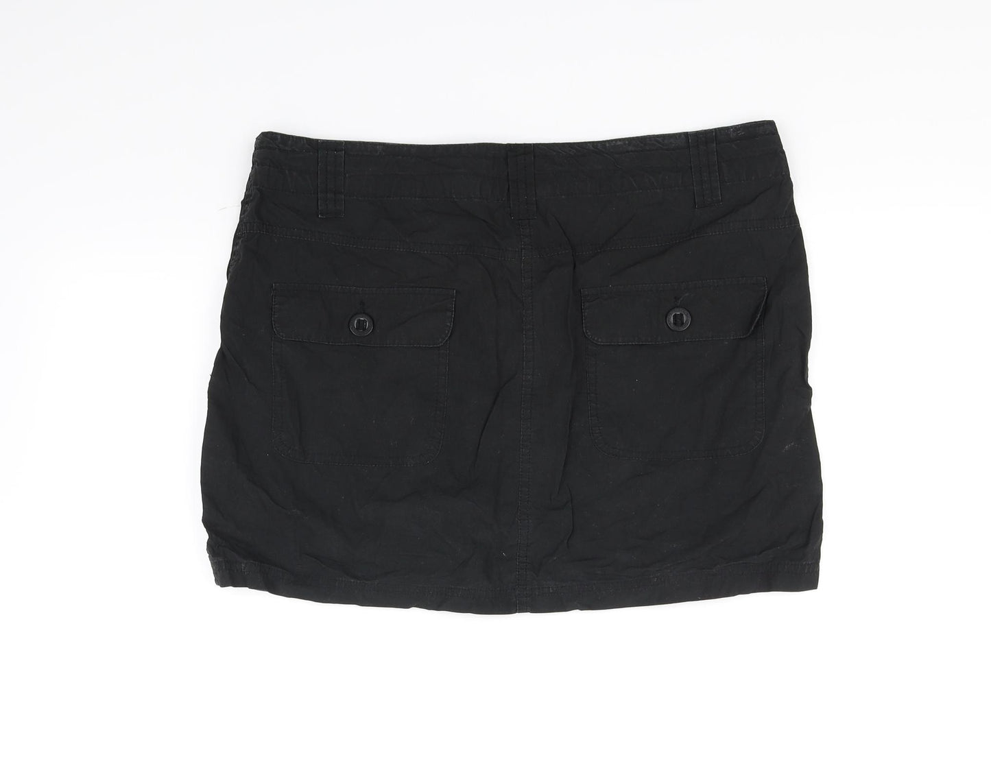 Dorothy Perkins Womens Black   A-Line Skirt Size 14