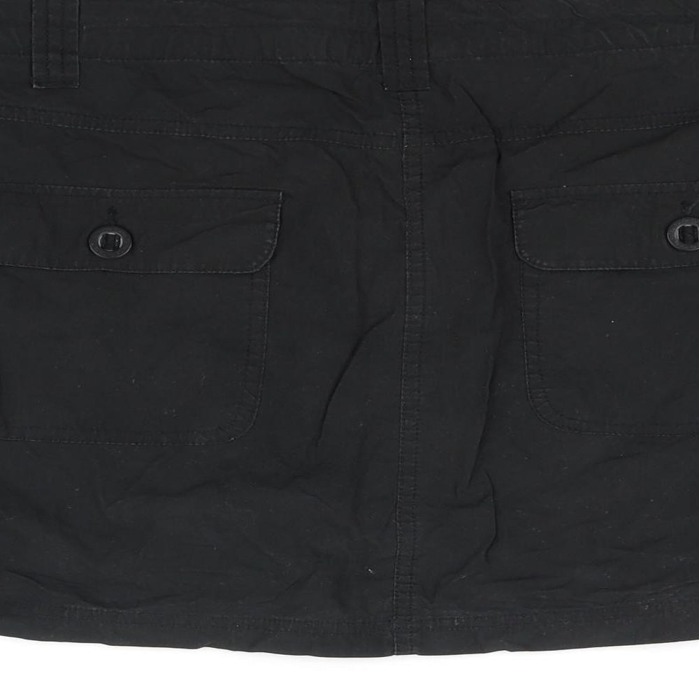 Dorothy Perkins Womens Black   A-Line Skirt Size 14