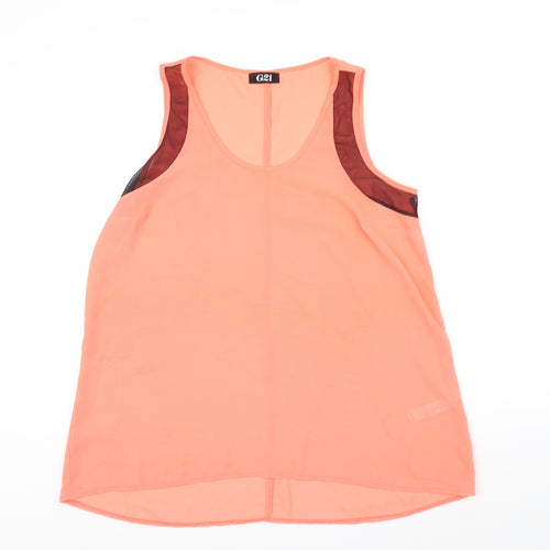 g21 Womens Orange   Basic Blouse Size 12