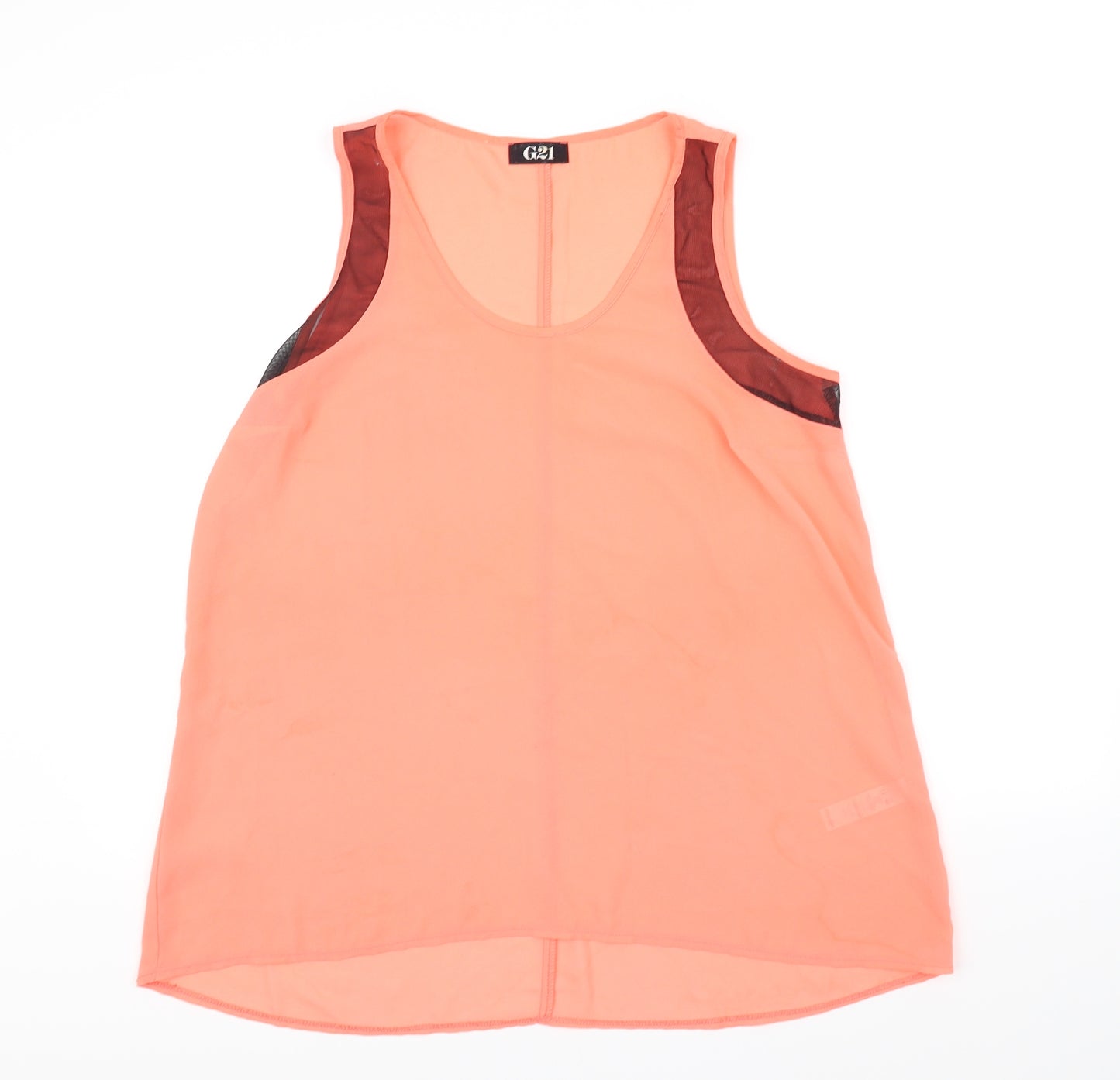 g21 Womens Orange   Basic Blouse Size 12