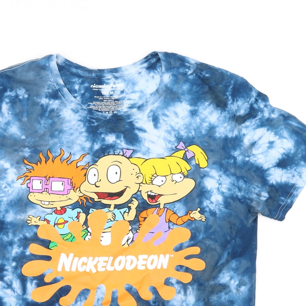 Nickelodeon Womens Blue   Basic T-Shirt Size M