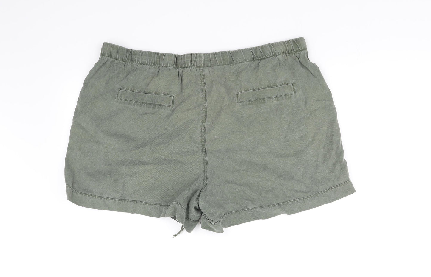 Papaya Womens Green   Cut-Off Shorts Size 16