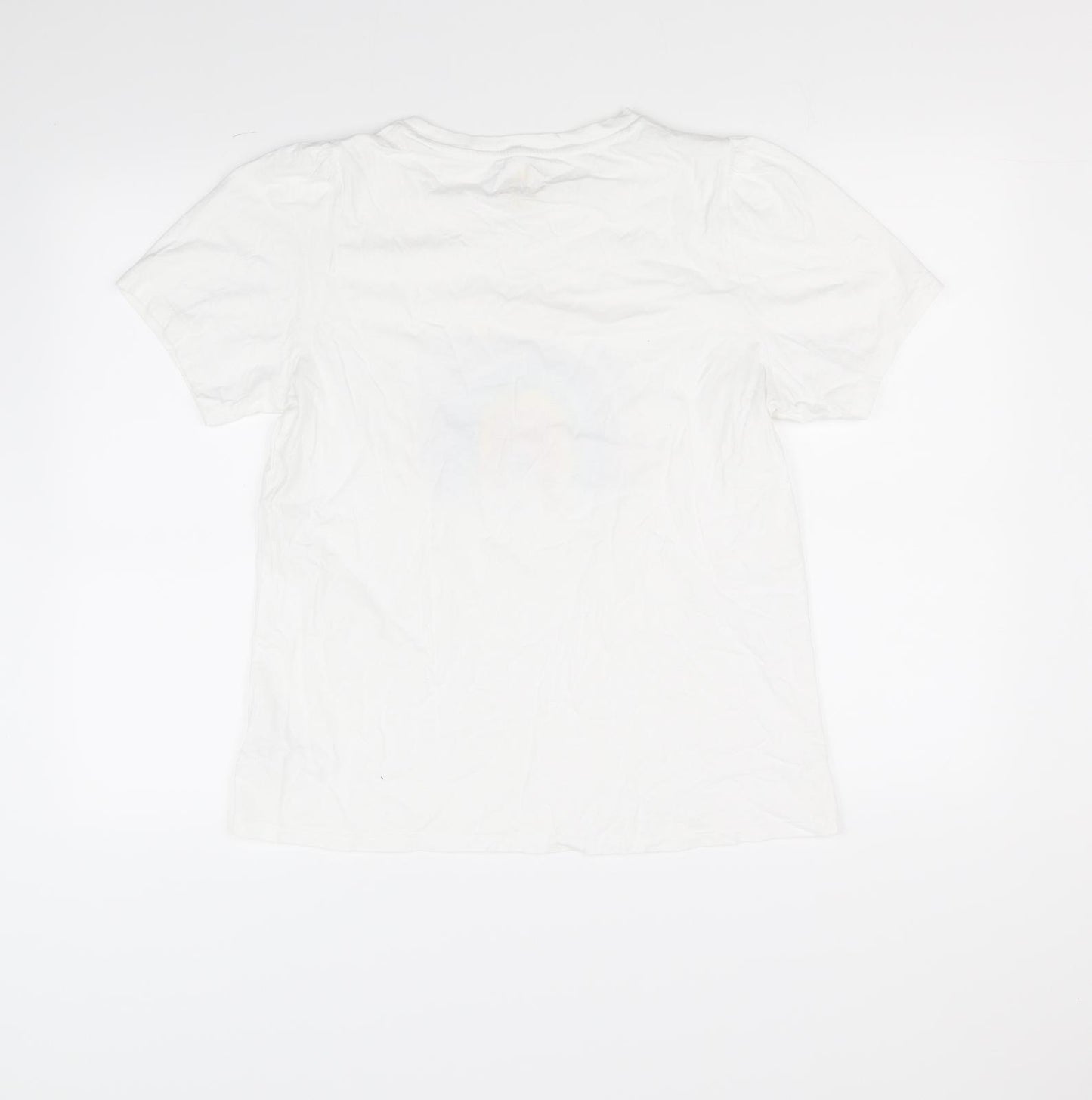 F&F Womens White   Basic T-Shirt Size 14