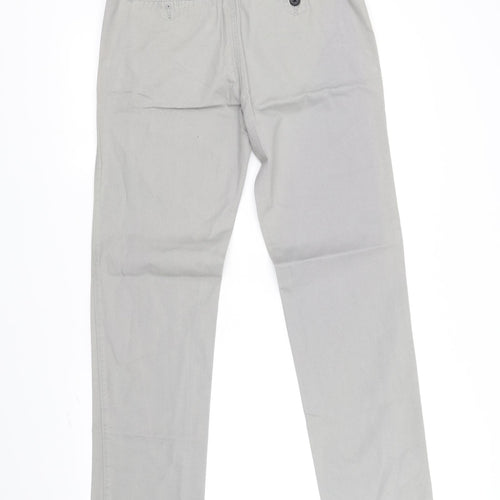 deniem co Womens Grey   Trousers  Size M L32 in
