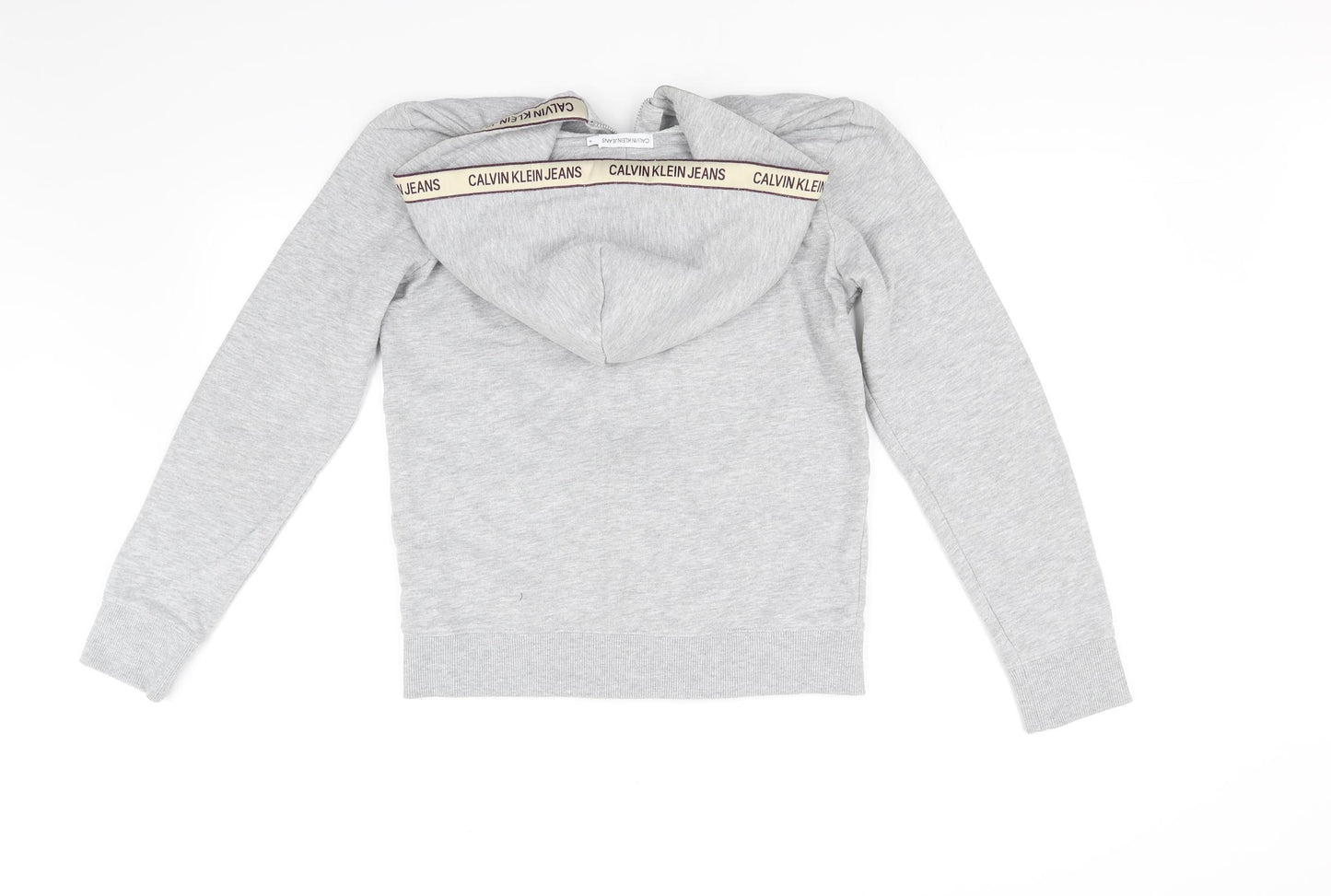 Calvin Klein Jeans Womens Grey   Full Zip Jumper Size 14