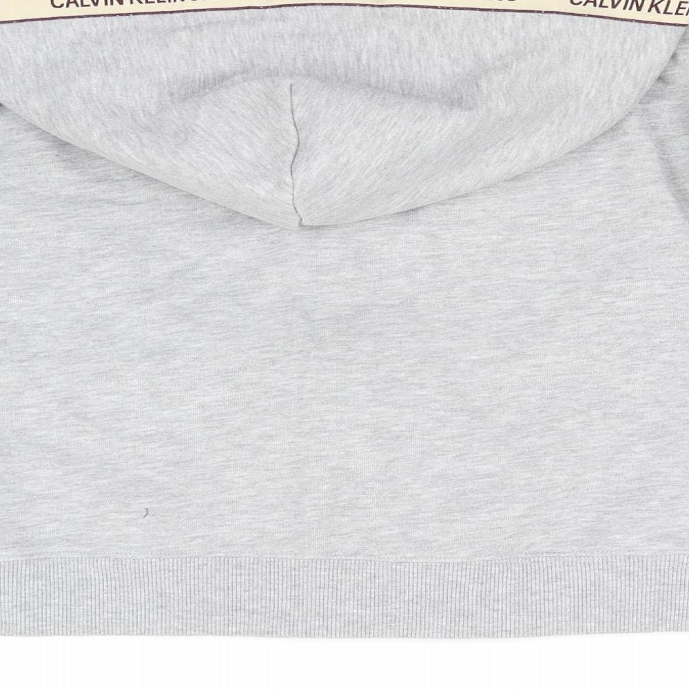 Calvin Klein Jeans Womens Grey   Full Zip Jumper Size 14