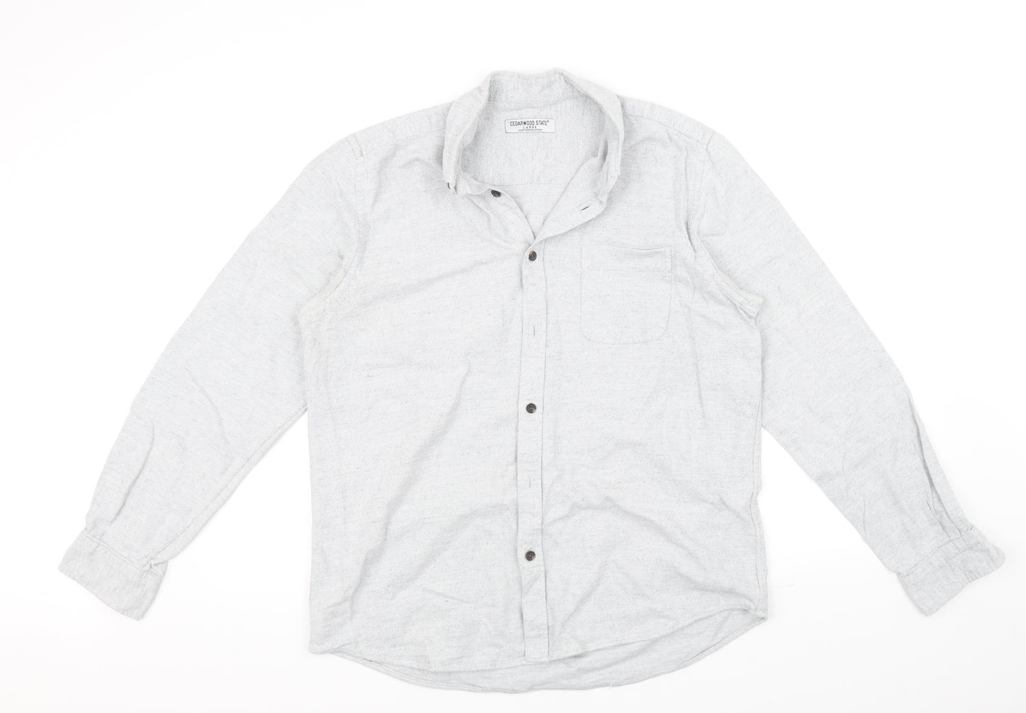 cedarwood state Mens Grey    Button-Up Size L