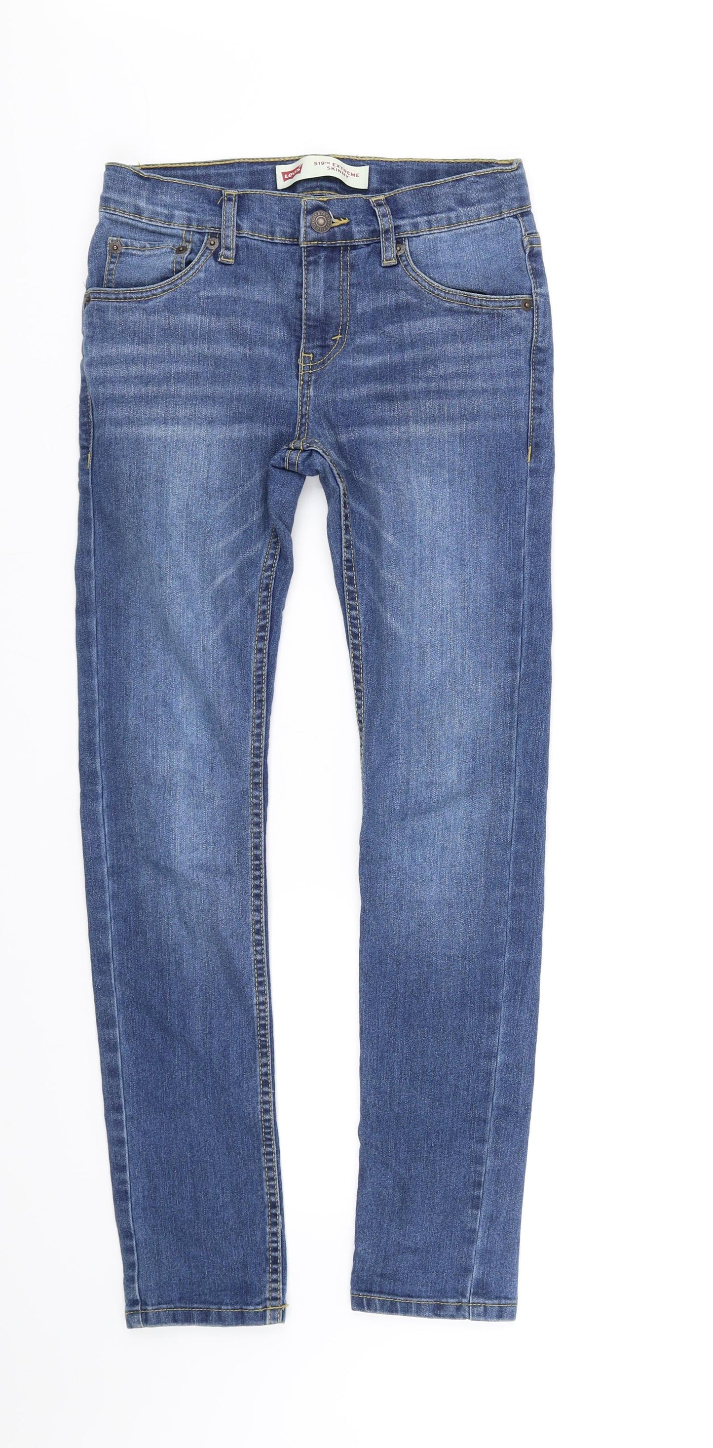 LEVIS Girls Blue   Skinny Jeans Size 12 Years