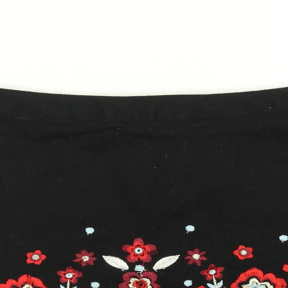 GEROGE Womens Black   A-Line Skirt Size 10