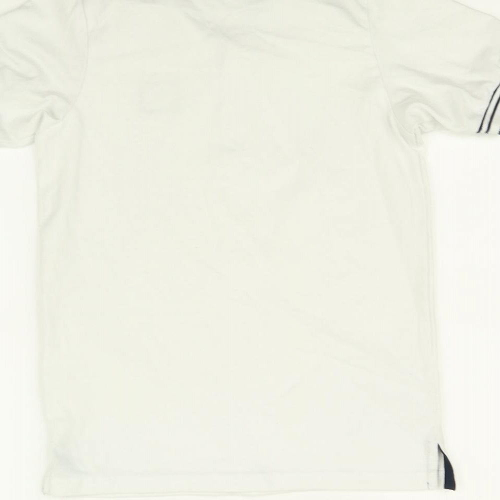 Lonsdale Boys White   Basic Polo Size 9-10 Years
