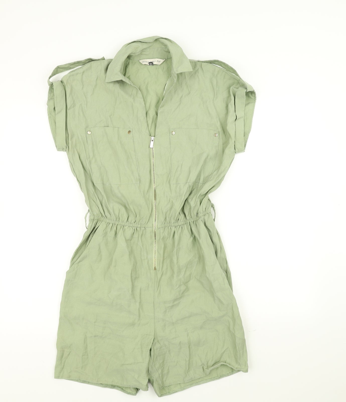 F&F Womens Green   Jumpsuit One-Piece Size 10 L17 in