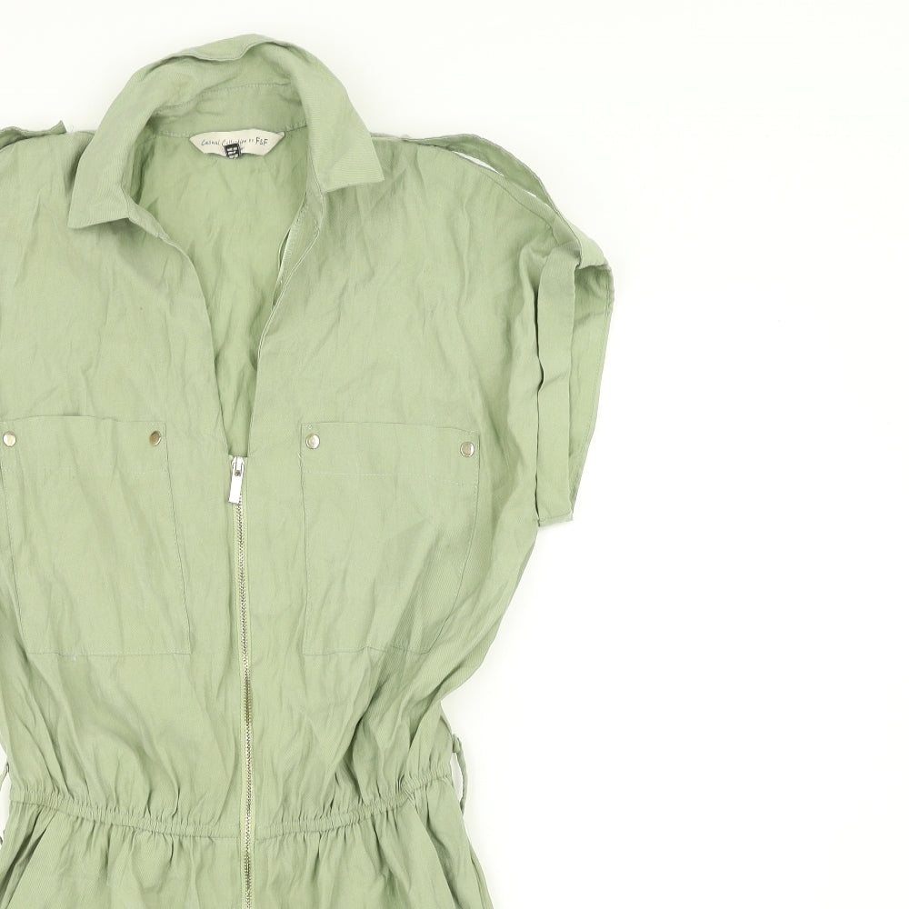 F&F Womens Green   Jumpsuit One-Piece Size 10 L17 in