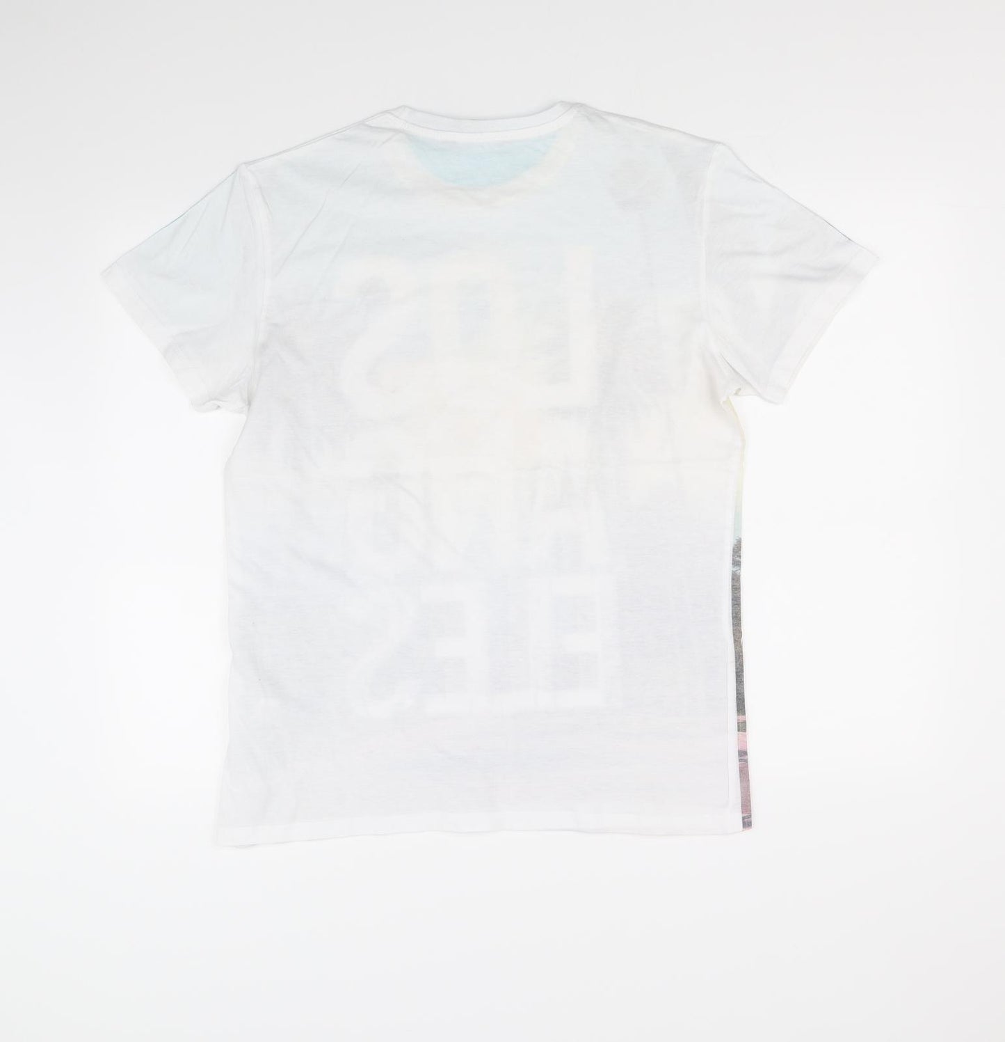 Cedar Wood State Mens Blue    T-Shirt Size L