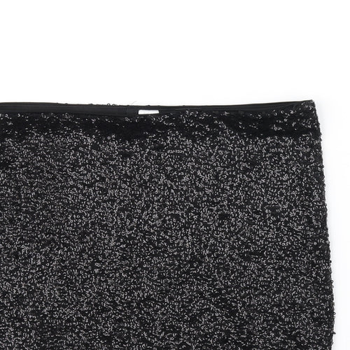 Divided Womens Black   A-Line Skirt Size 8