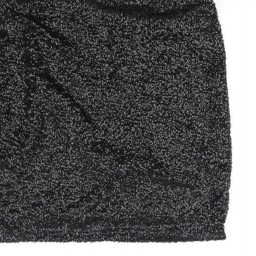 Divided Womens Black   A-Line Skirt Size 8