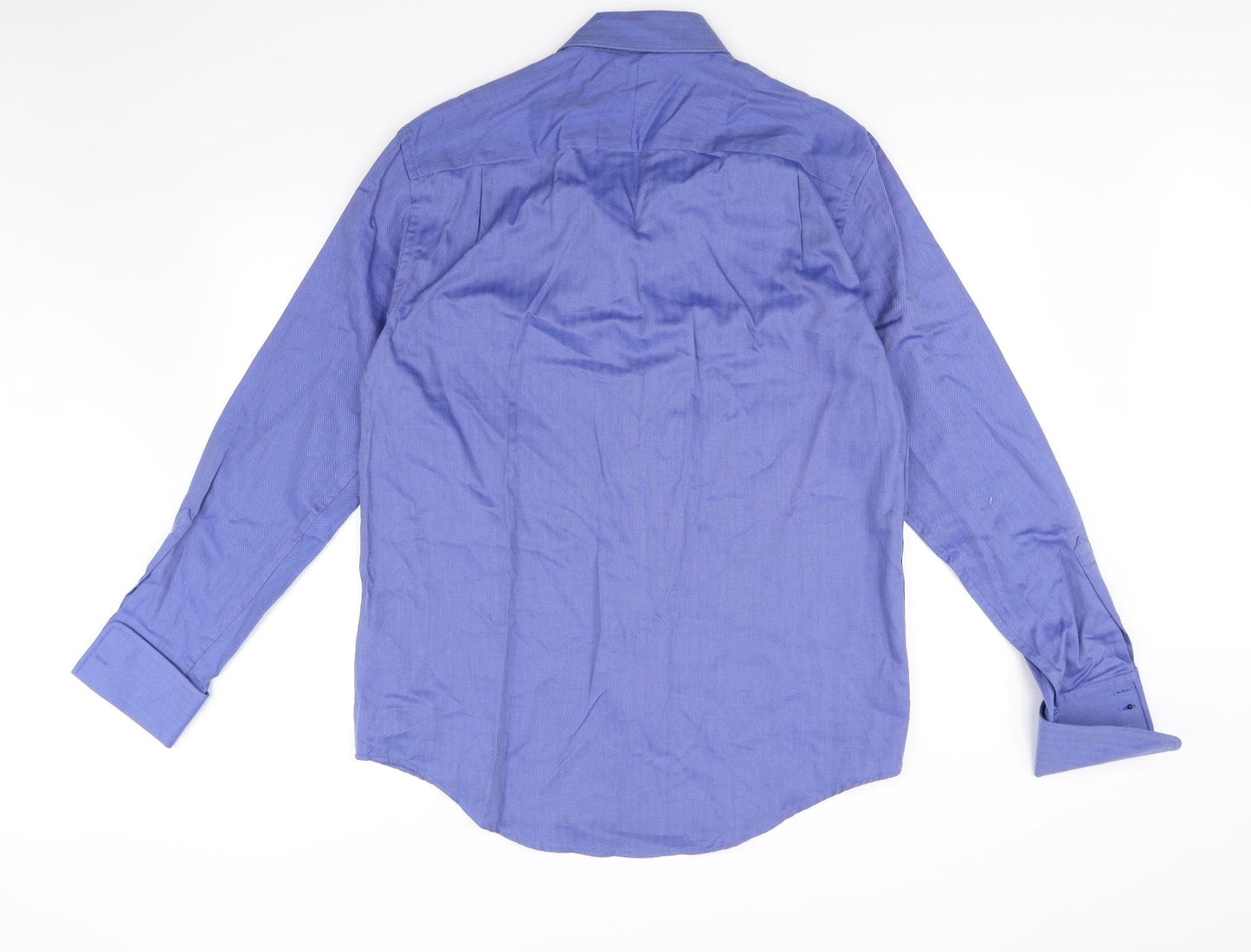 Jaeger Mens Blue    Button-Up Size 16