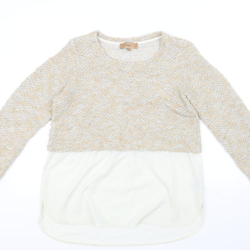 NEXT Womens Beige   Pullover Jumper Size 10