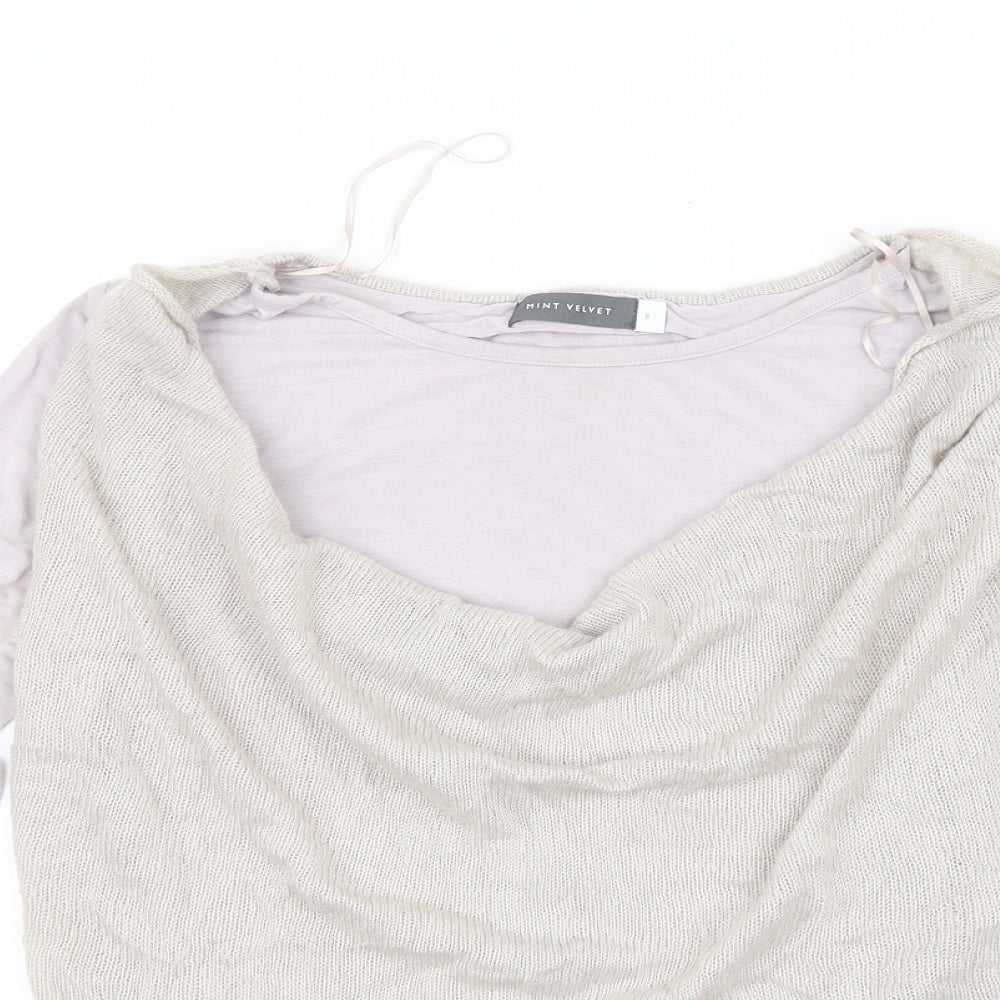 Mint Velvet Womens Ivory   Pullover Jumper Size 8