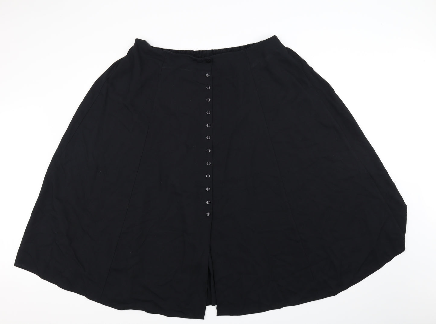 essence Womens Black   Flare Skirt Size 28