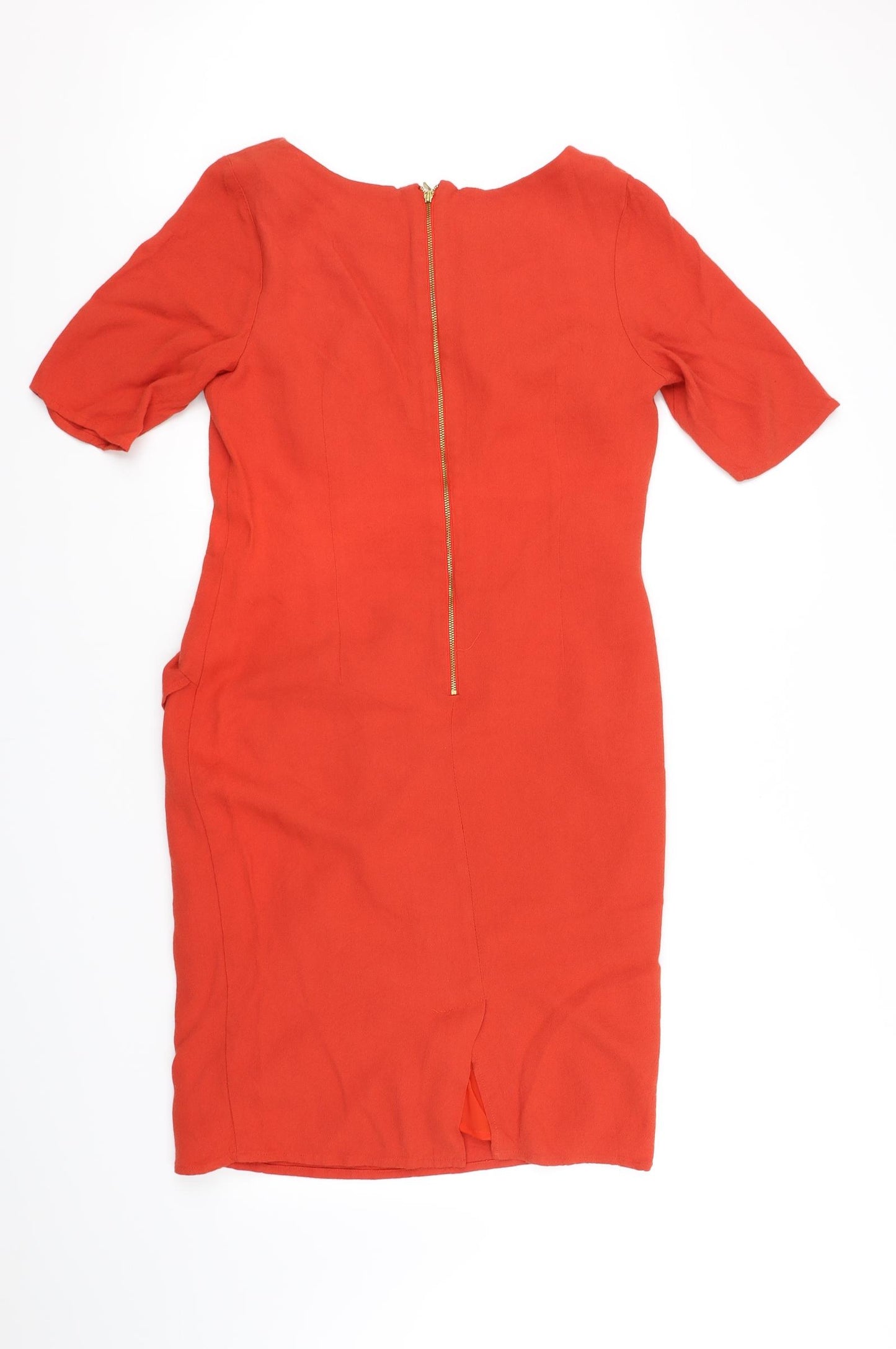 Per Una Womens Orange   Fit & Flare  Size 14