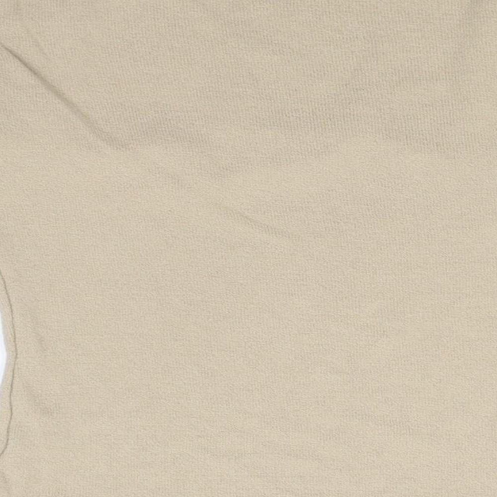 BHS Womens Beige   Basic T-Shirt Size 10