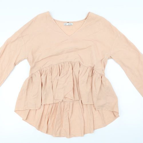 Zara Womens Pink   Basic Blouse Size S
