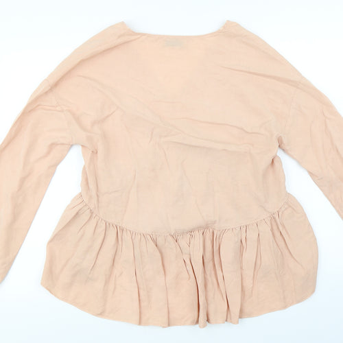 Zara Womens Pink   Basic Blouse Size S