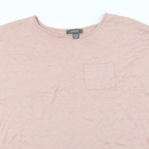 Primark Womens Pink   Pullover Jumper Size M