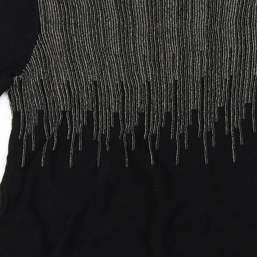 Soon  Womens Black   Pullover Jumper Size 16