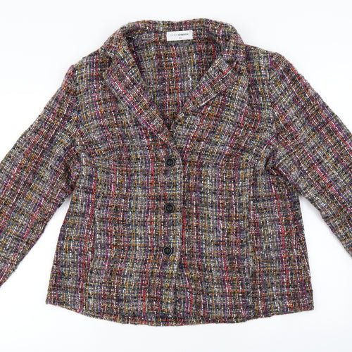 Doris Streich  Womens Grey   Cardigan Jumper Size 16