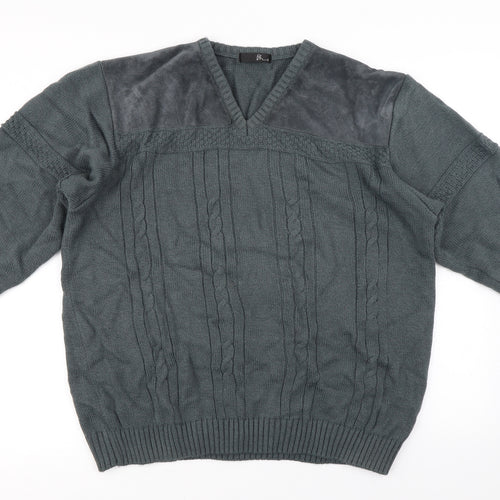 BHS  Mens Grey   Pullover Jumper Size L