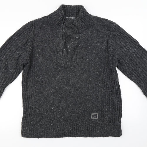 bnz Mens Grey   Pullover Jumper Size M