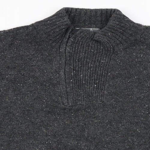 bnz Mens Grey   Pullover Jumper Size M