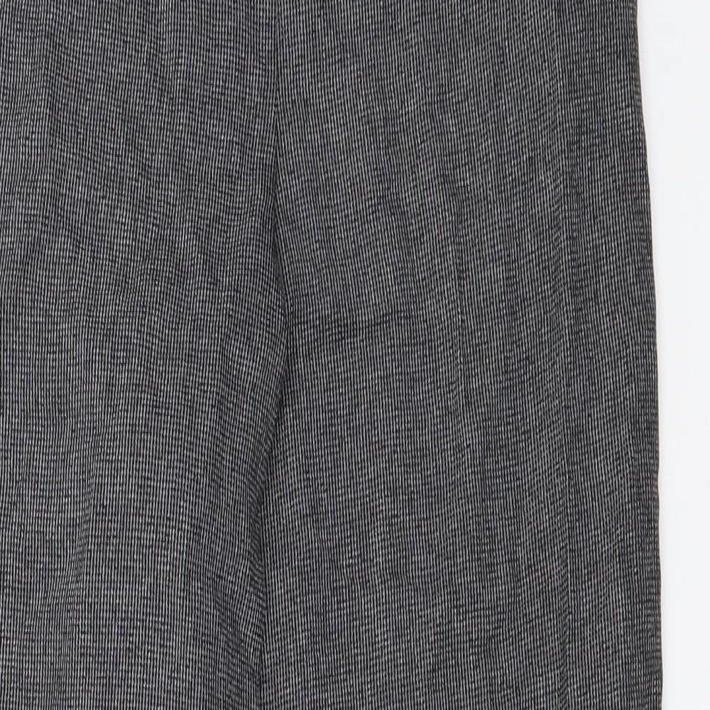 Marks and Spencer  Womens Grey   Trousers  Size 10 L25 in