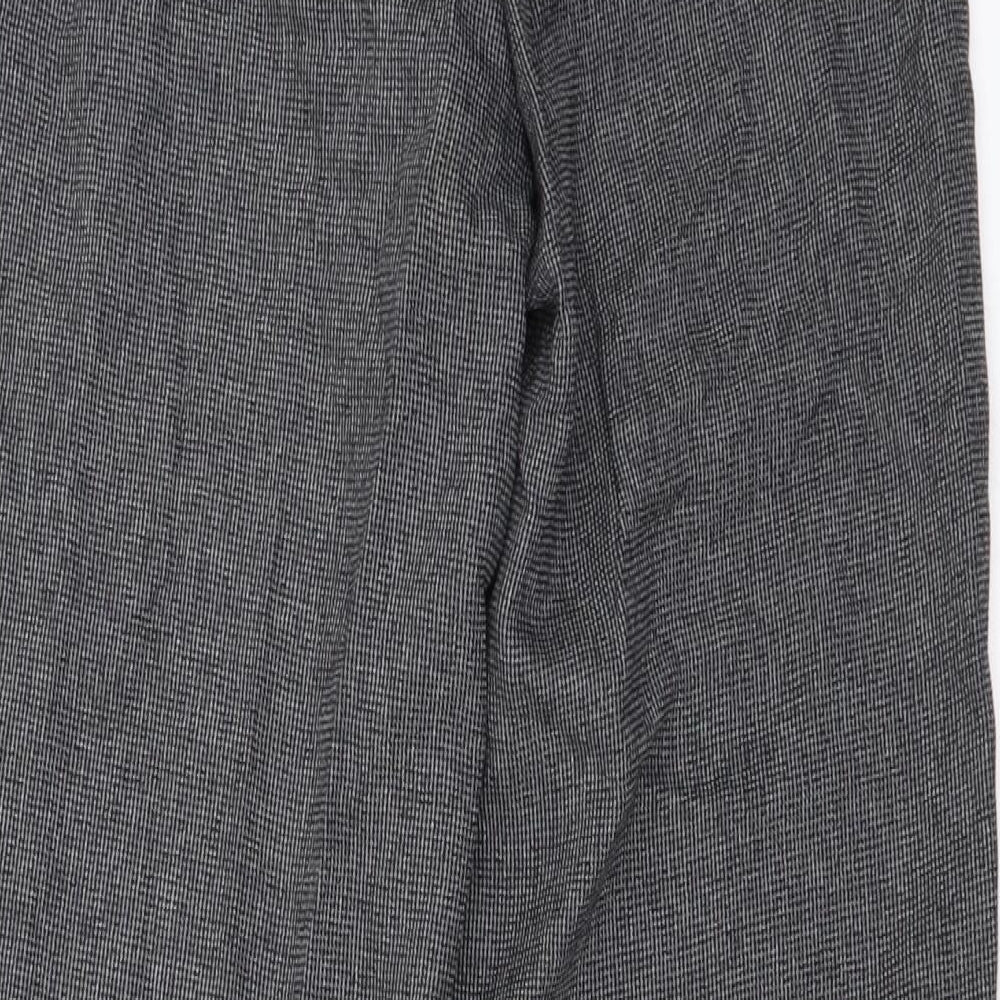 Marks and Spencer  Womens Grey   Trousers  Size 10 L25 in