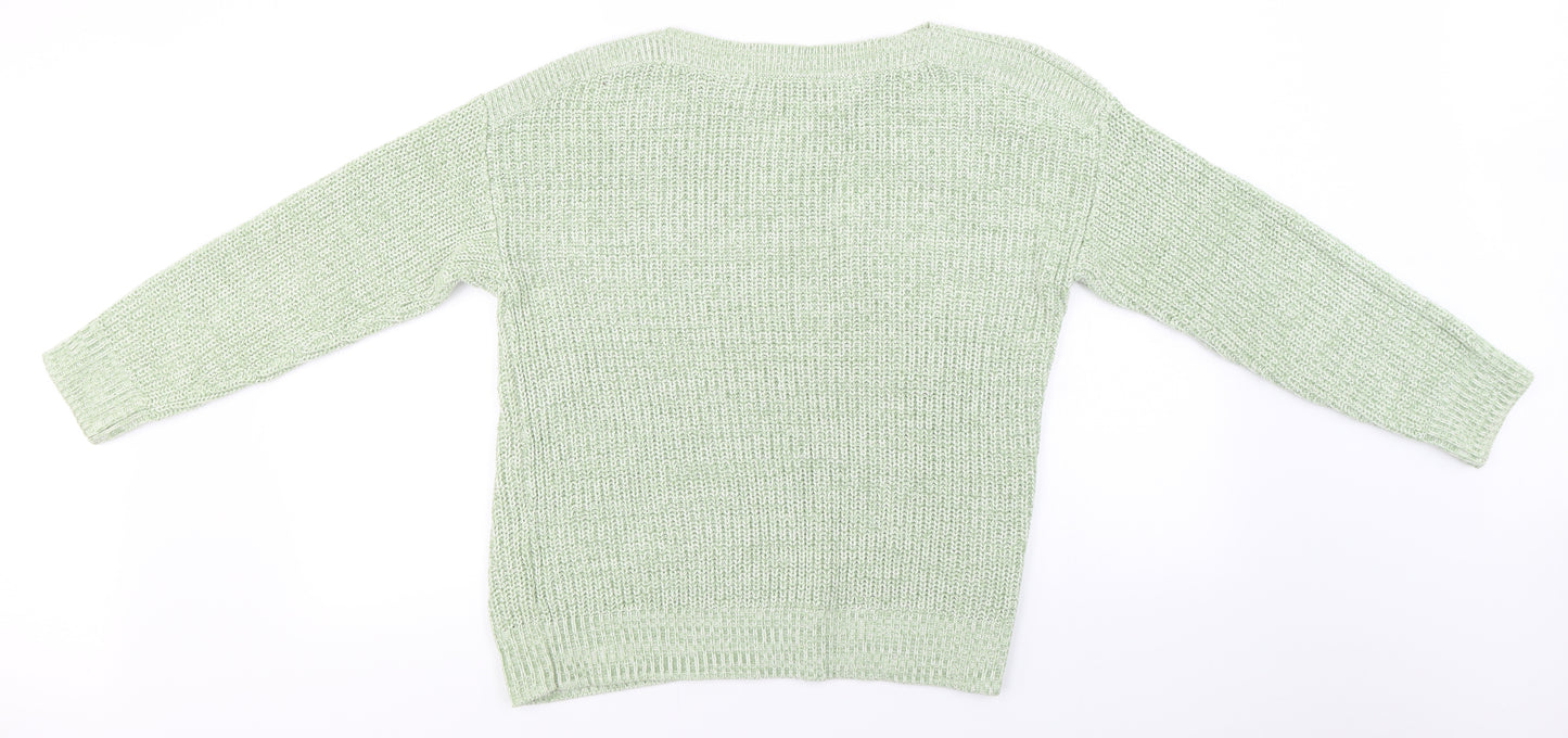 George  Womens Green   Pullover Jumper Size L