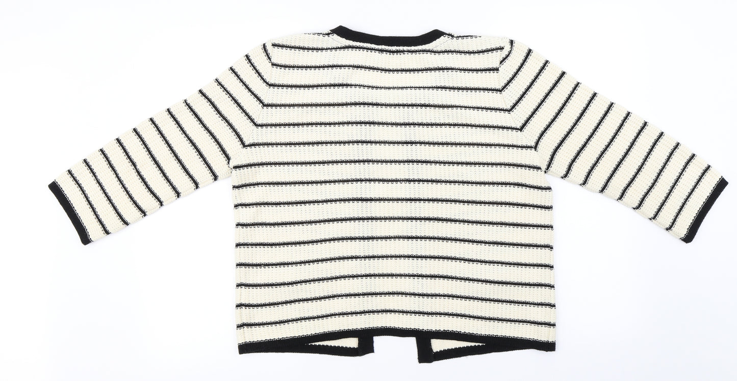 F&F  Womens Beige   Cardigan Jumper Size 18