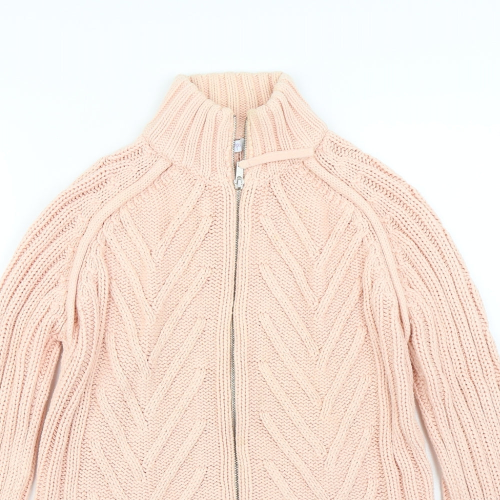 Papaya Womens Pink   Full Zip Jumper Size 12