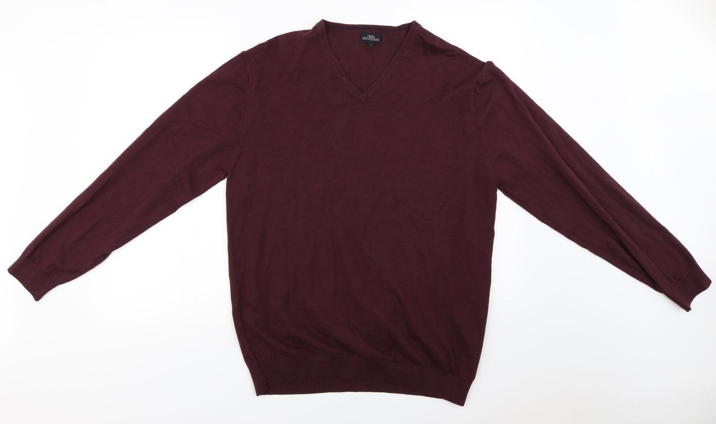 NEXT Mens Red   Pullover Jumper Size L