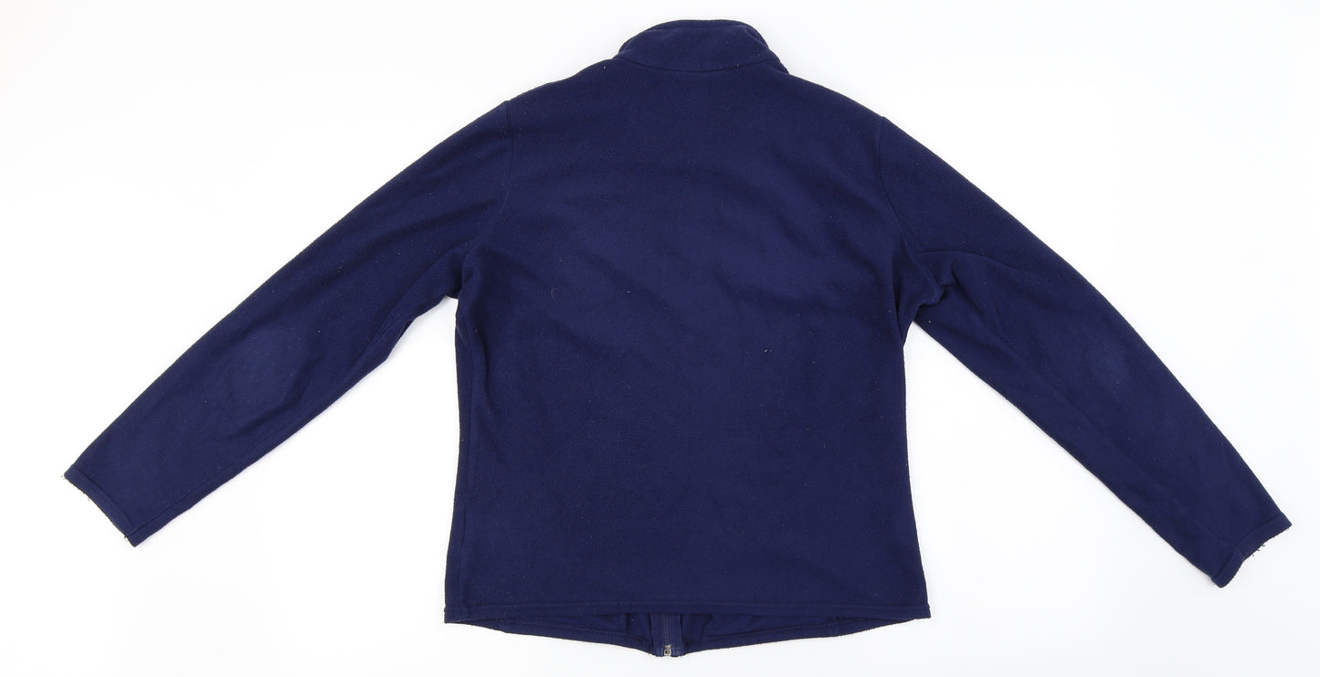 Marks and Spencer  Womens Blue   Full Zip Jumper Size 12