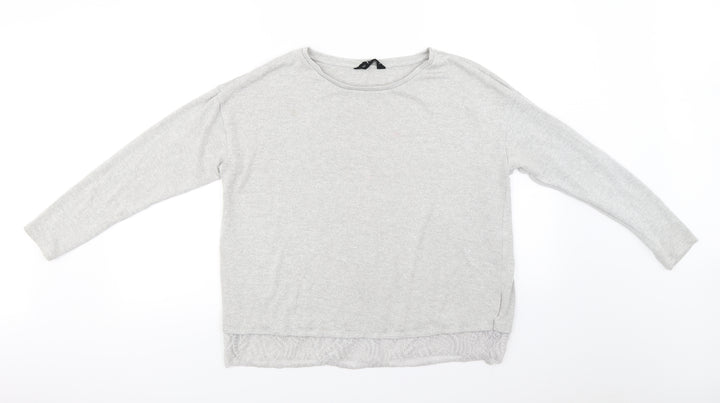 F&F Womens Grey Pullover Jumper Size 14