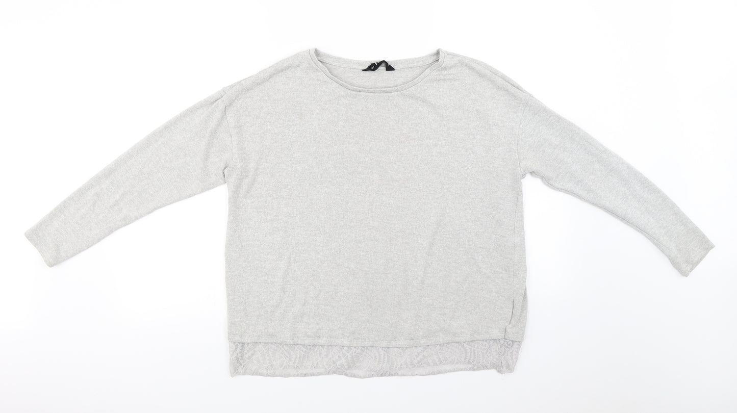 F&F Womens Grey   Pullover Jumper Size 14