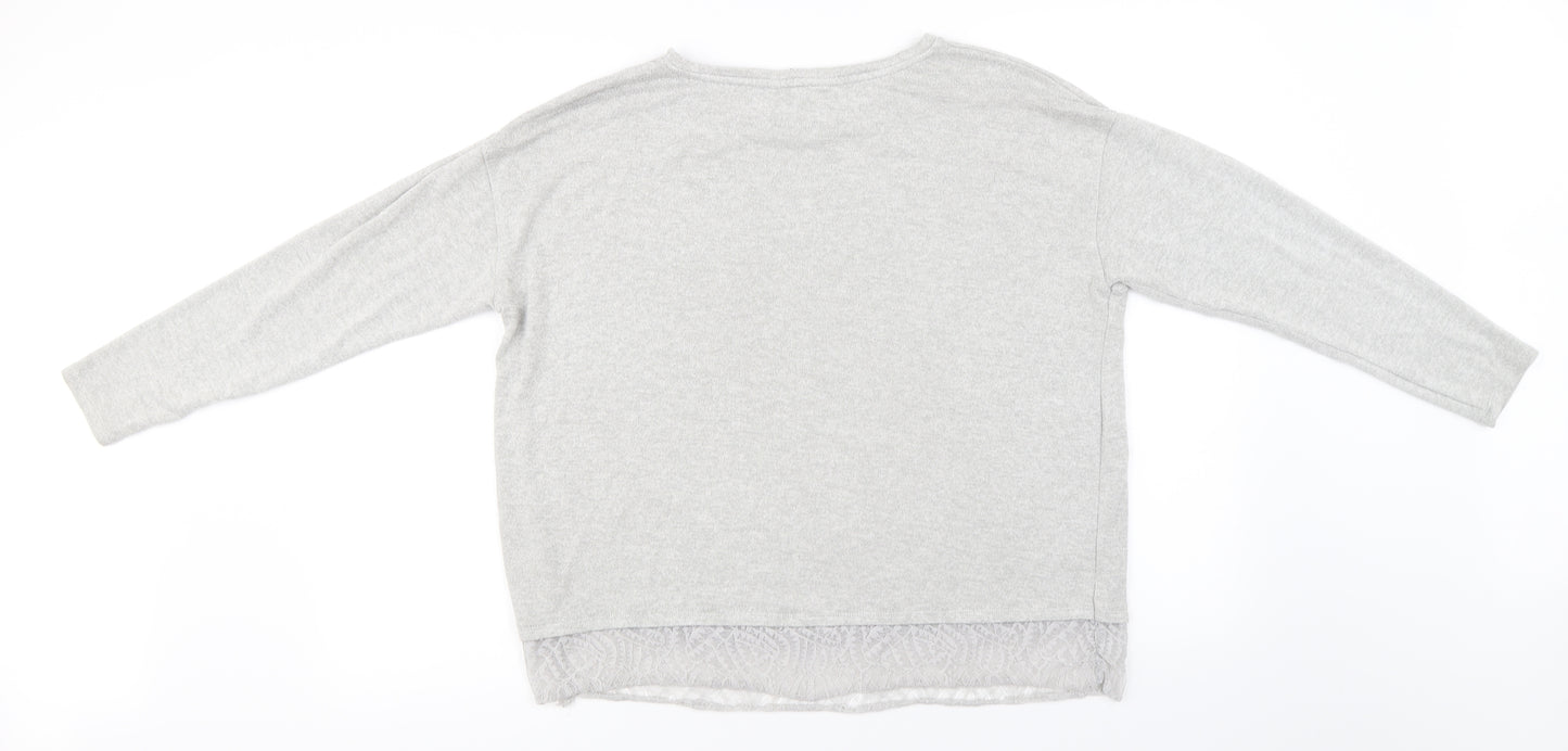 F&F Womens Grey   Pullover Jumper Size 14