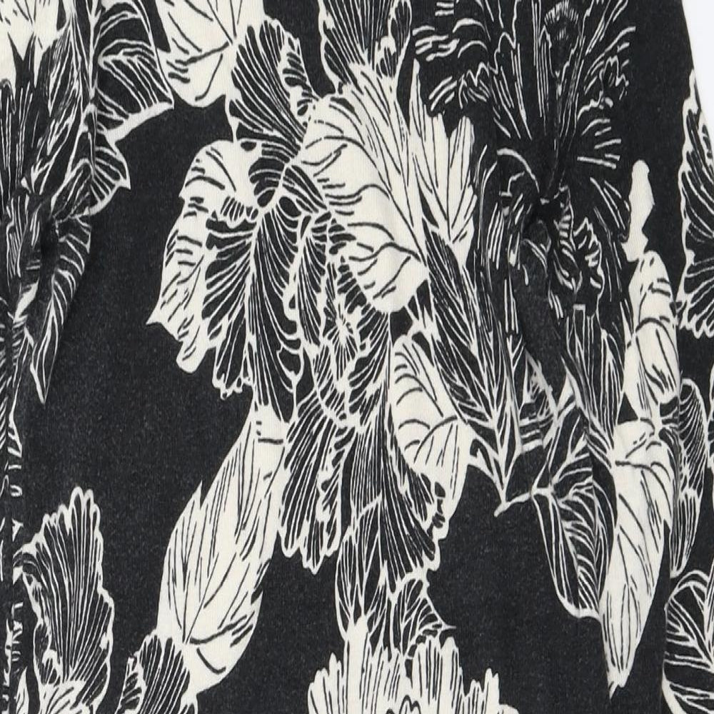 NEXT Womens Black Floral  Jumper Dress  Size 8