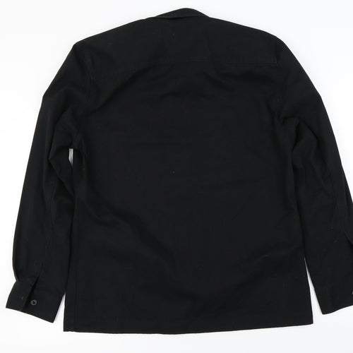 Authentic Casual Wear  Mens Black    Button-Up Size L