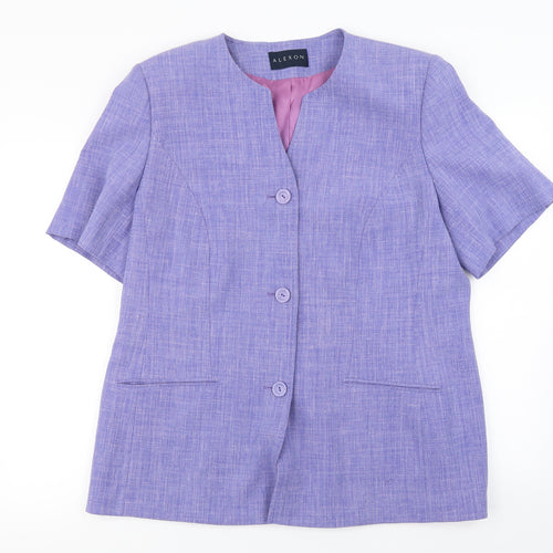 Alexon  Womens Purple   Jacket Blazer Size 18