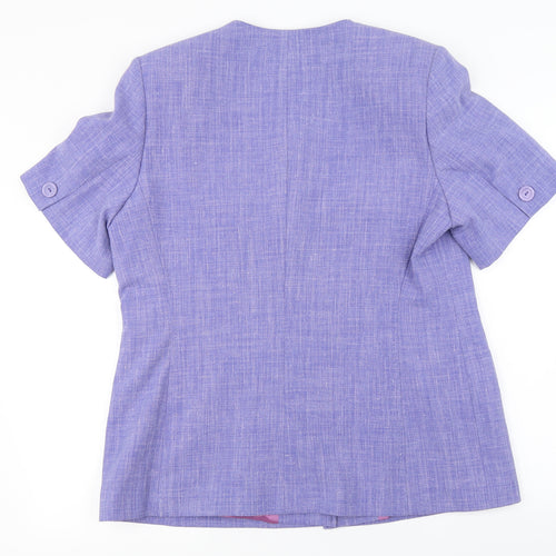 Alexon  Womens Purple   Jacket Blazer Size 18