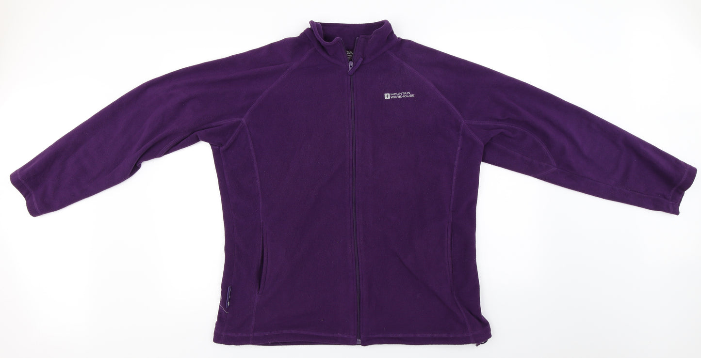 Mountain Warehouse Womens Purple   Full Zip Jumper Size 18