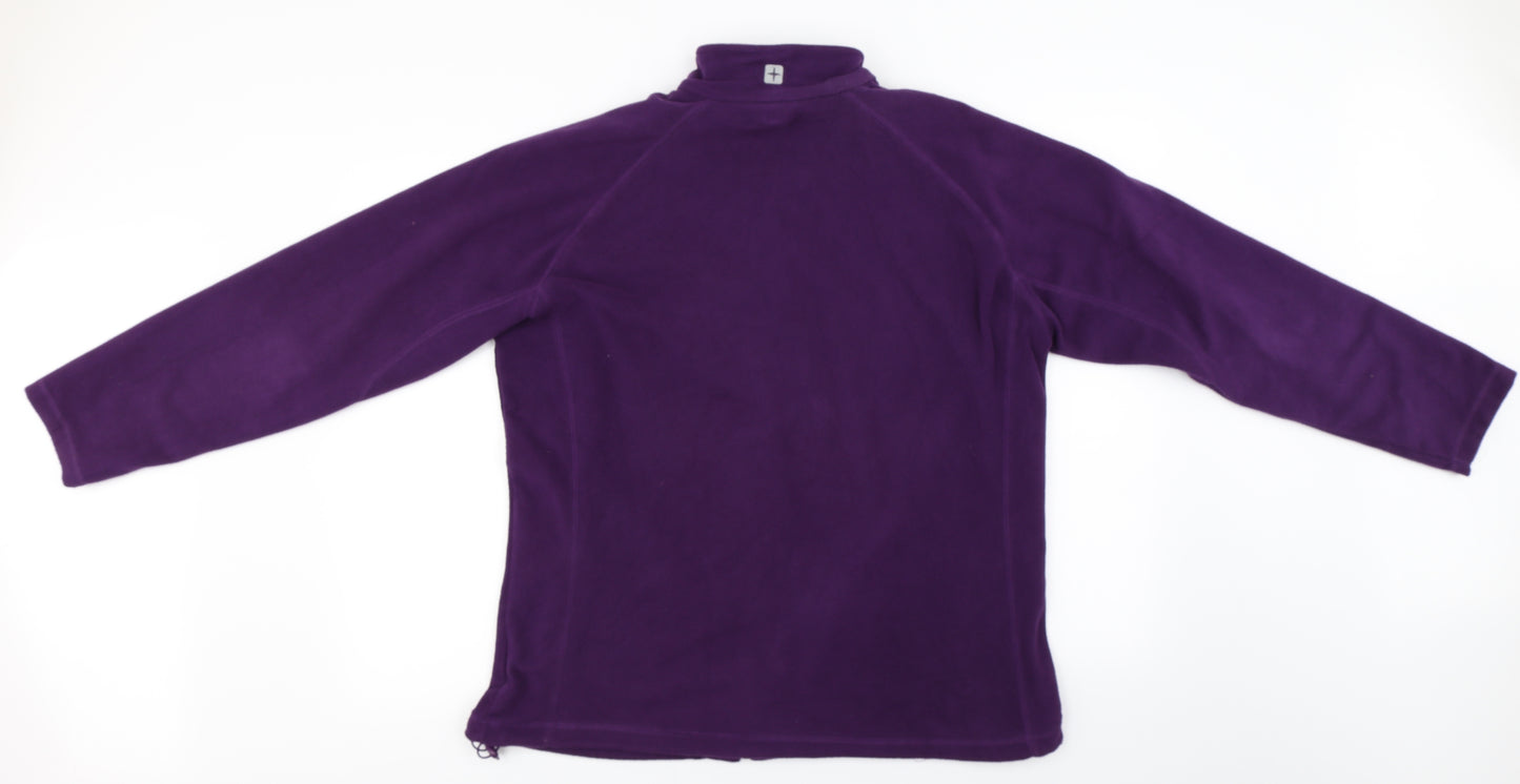 Mountain Warehouse Womens Purple   Full Zip Jumper Size 18
