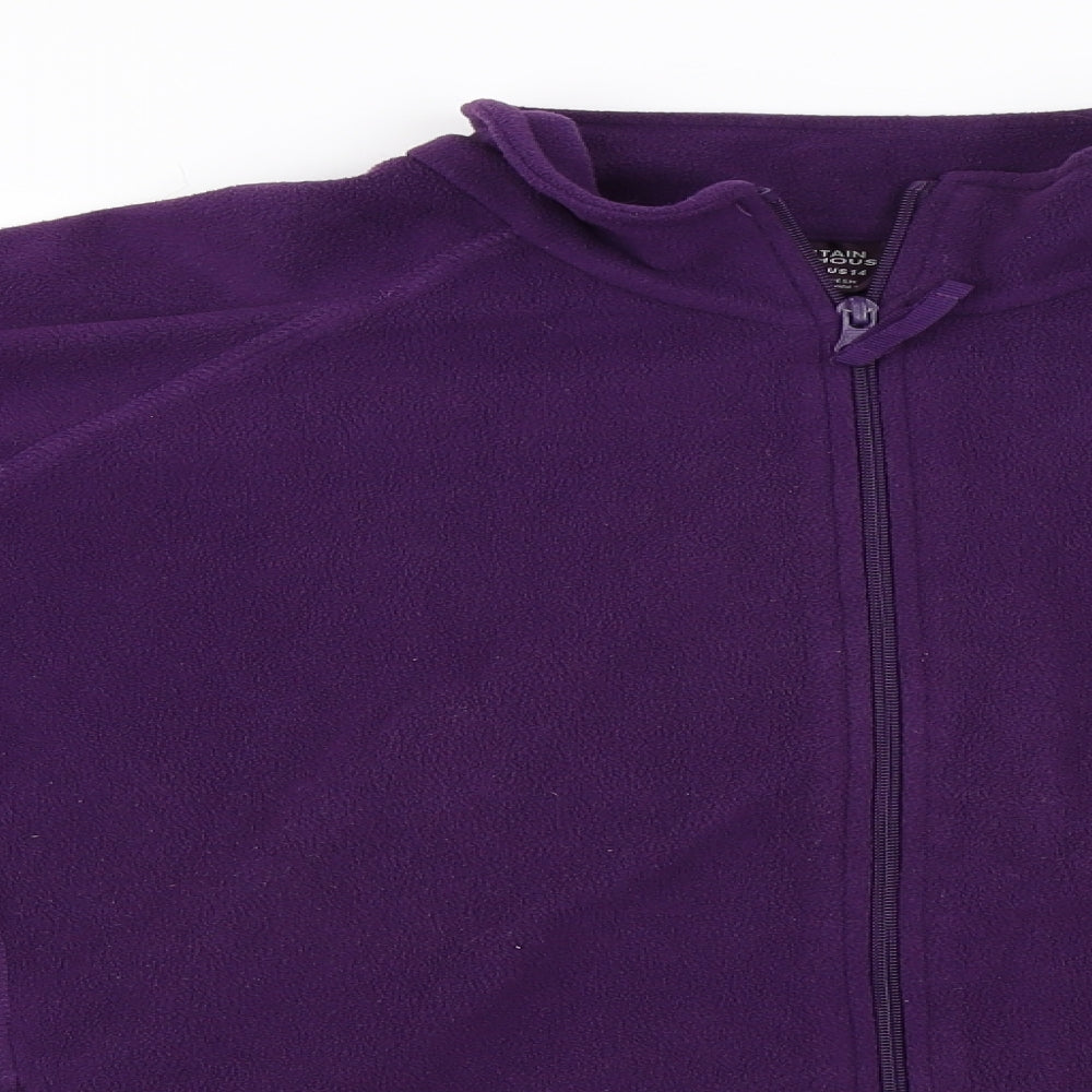 Mountain Warehouse Womens Purple   Full Zip Jumper Size 18